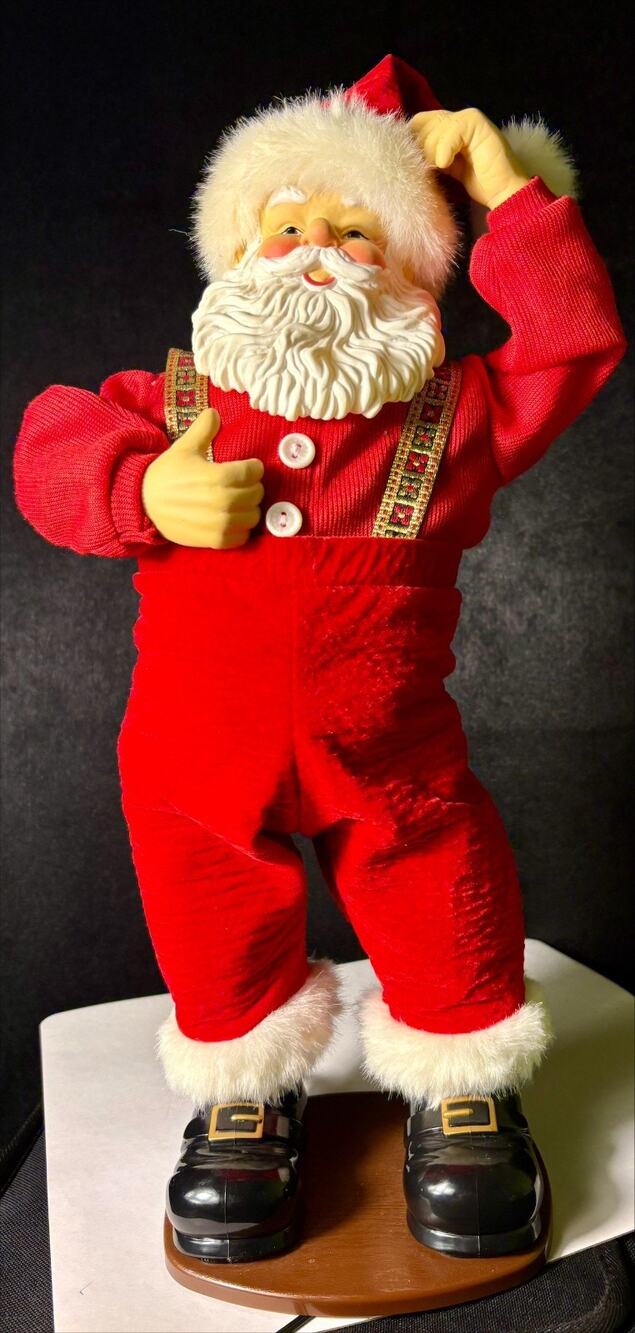 Christmas Fantasy Animated Santa Claus Musical Dancing Vintage 1st Edition 1998